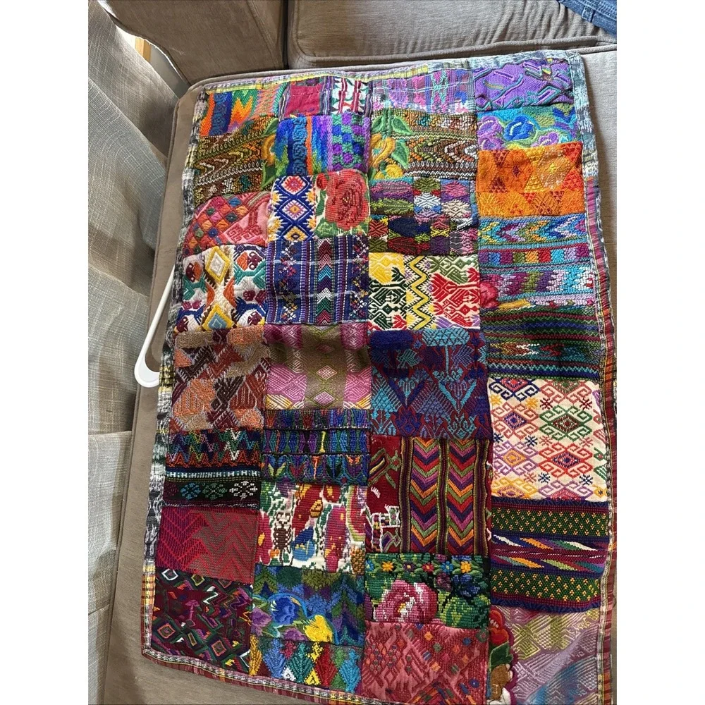 Patch Quilt Pillow Shams Set 2 Like Anthropologie Boho Organic Bedding Hippie